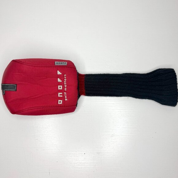 Onoff Golf Matters Driver Headcover Only Red Black - Picture 1 of 4
